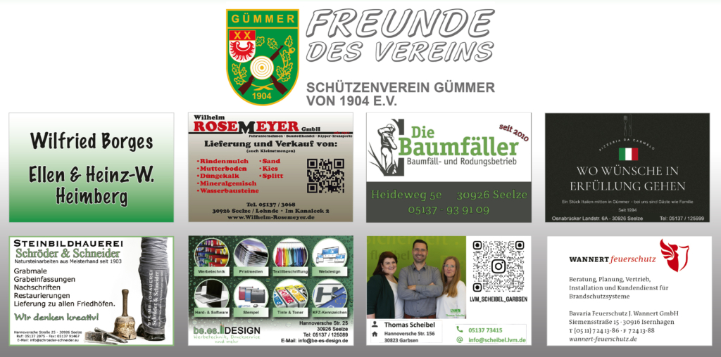 Wir bedanken uns bei allen Sponsoren des Schweine-Preisschießen 2025